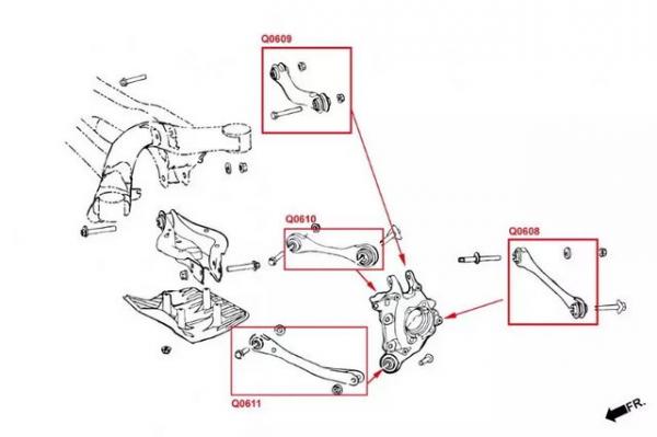 Hardrace Querlenker hinten oben Toyota GR Supra MK5